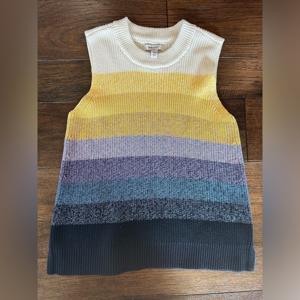 Nine West Striped Sweater- size petite medium